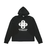 STCH  UNISEX（ユニセックス）【Clover logo hoodie-Black】