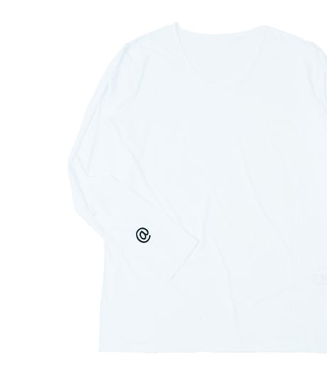 【ANTIQUAGOLF×STCH】UNISEX（ユニセックス）接触冷感×UVカット longsleeve under shirt-white