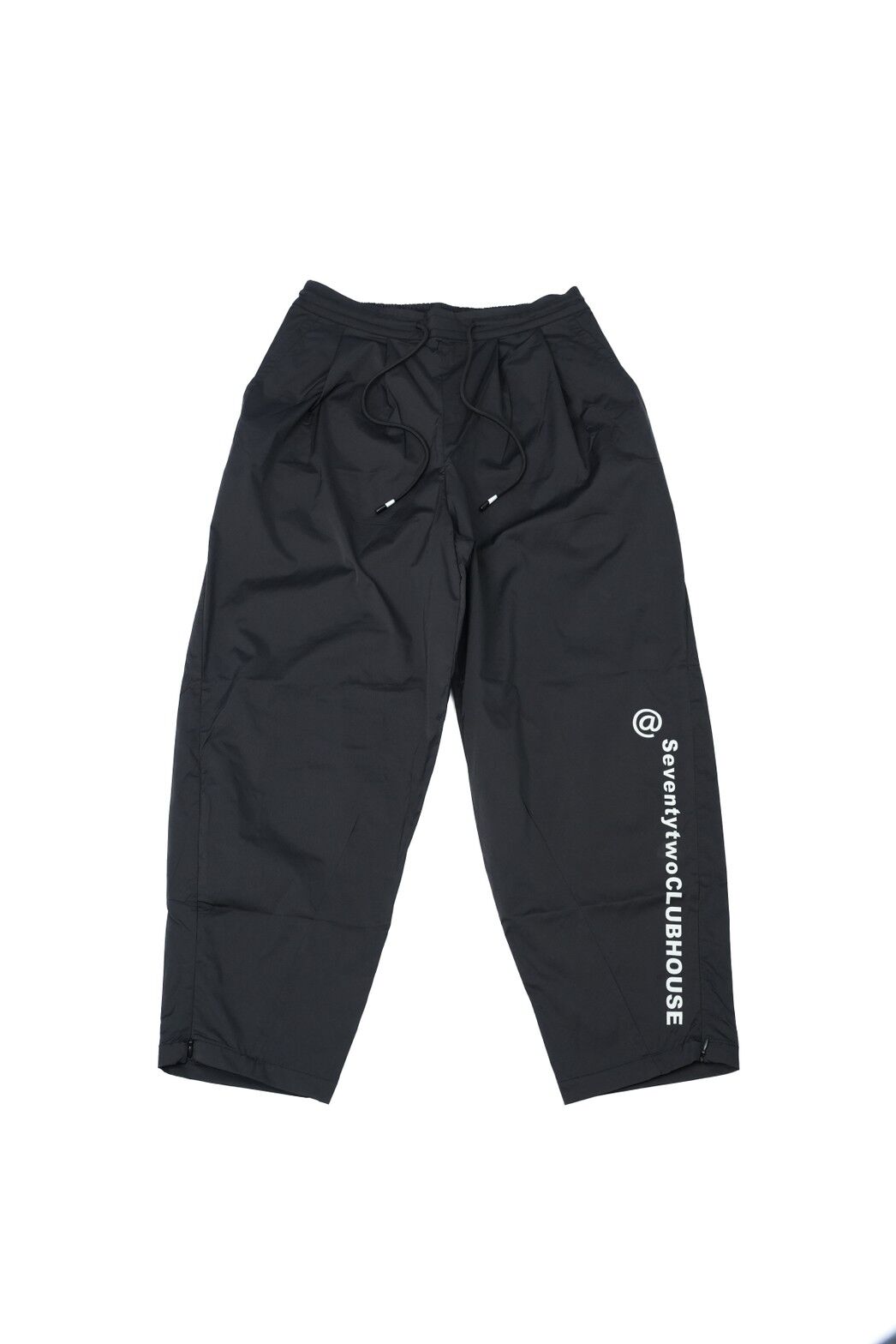 ANTIQUAGOLF×STCH】UNISEX（ユニセックス）logo pants-blac