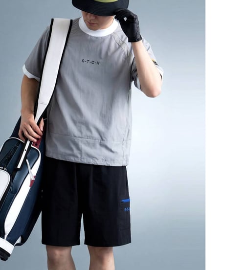 【ANTIQUA GOLF×STCH】Golf Short Pants-black