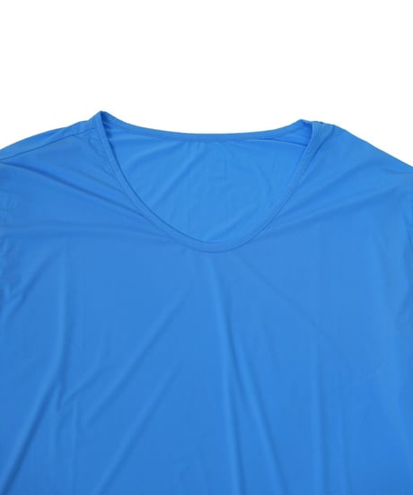 【ANTIQUAGOLF×STCH】UNISEX（ユニセックス）接触冷感×UVカット longsleeve under shirt-blue