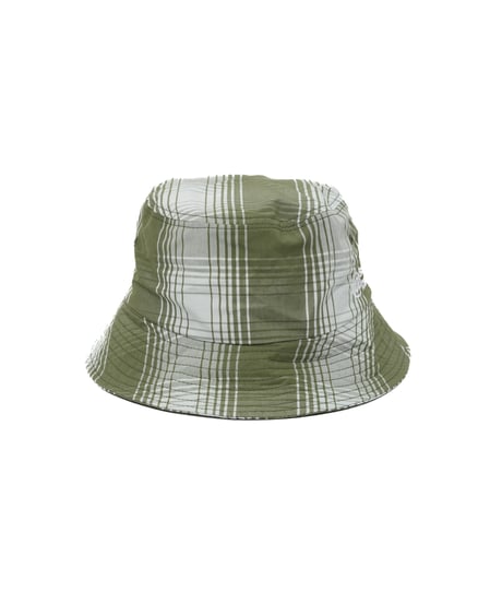 【ANTIQUAGOLF×STCH】UNISEX(ユニセックス) check bucket hat-khaki