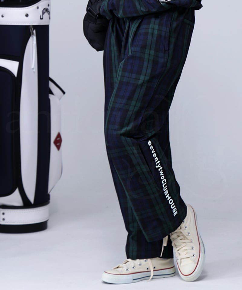驚きの値段で ゴルフ兼用ANTIQUAGOLF×STCH logo pants-black その他