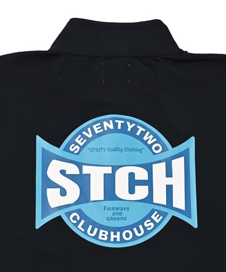 STCH ORIGINAL 【mock neck STCH FAIRWAYS & GREENS-black】
