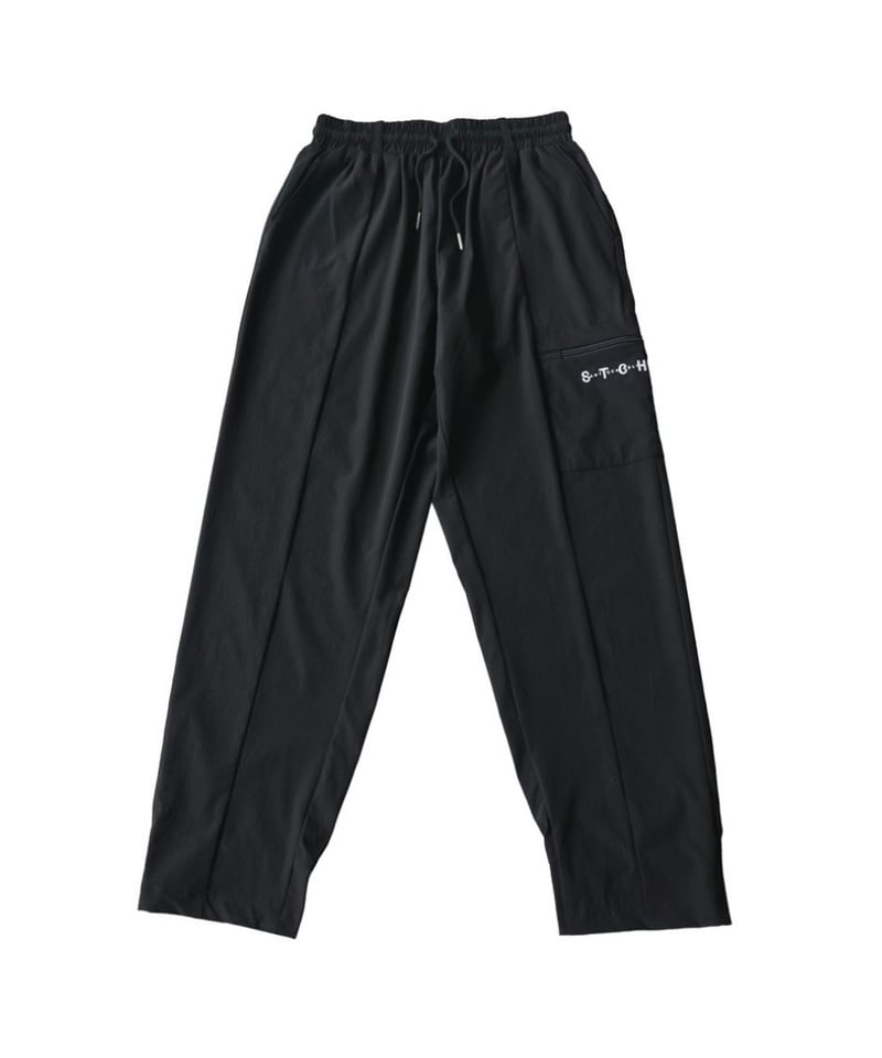 ANTIQUA GOLF×STCH】Zip Design Logo Pants-black