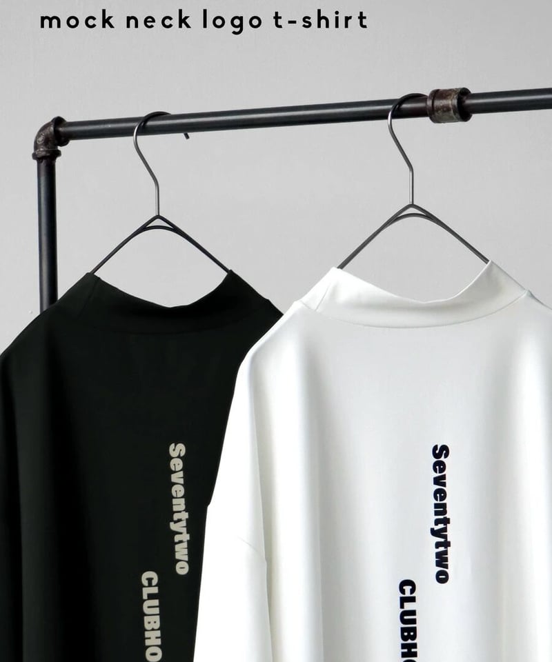 ANTIQUAGOLF×STCH】UNISEX(ユニセックス)mockneck logo T ANTIQUAGOLF×STCH】UNISEX(ユニセックス)mockneck logo T