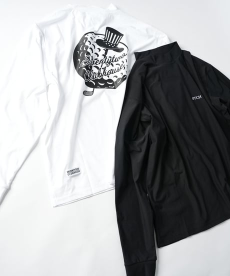 STCH ORIGINAL 【mockneck long sleeve golkees L/S-white】