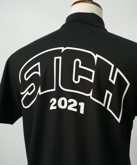 STCH ORIGINAL【STCH LOGO POLO-black】