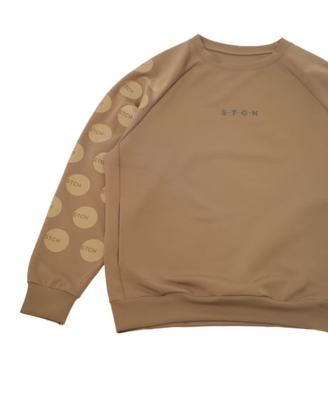 【ANTIQUAGOLF×STCH】UNISEX（ユニセックス）dot design tops-camel
