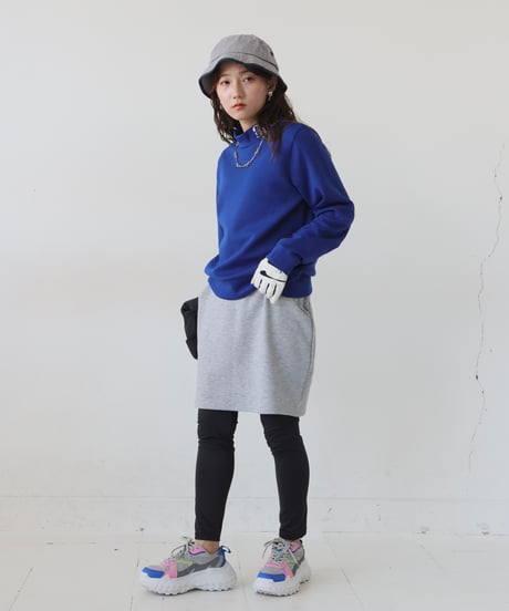 【ANTIQUAGOLF×STCH】logo color scheme tops-blue