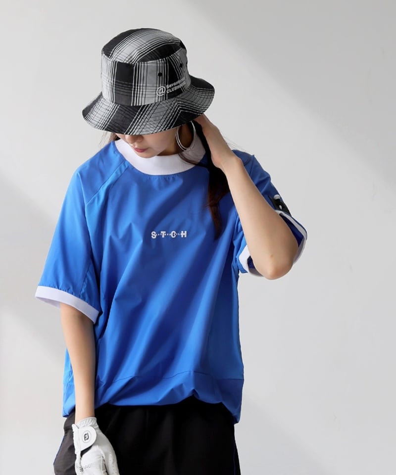 ANTIQUAGOLF×STCH】UNISEX（ユニセックス）ribbed coler to