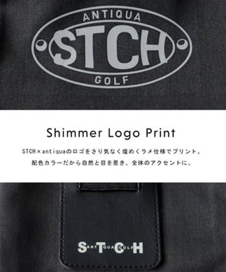 【ANTIQUAGOLF×STCH】Colorblock Half Skirt-black