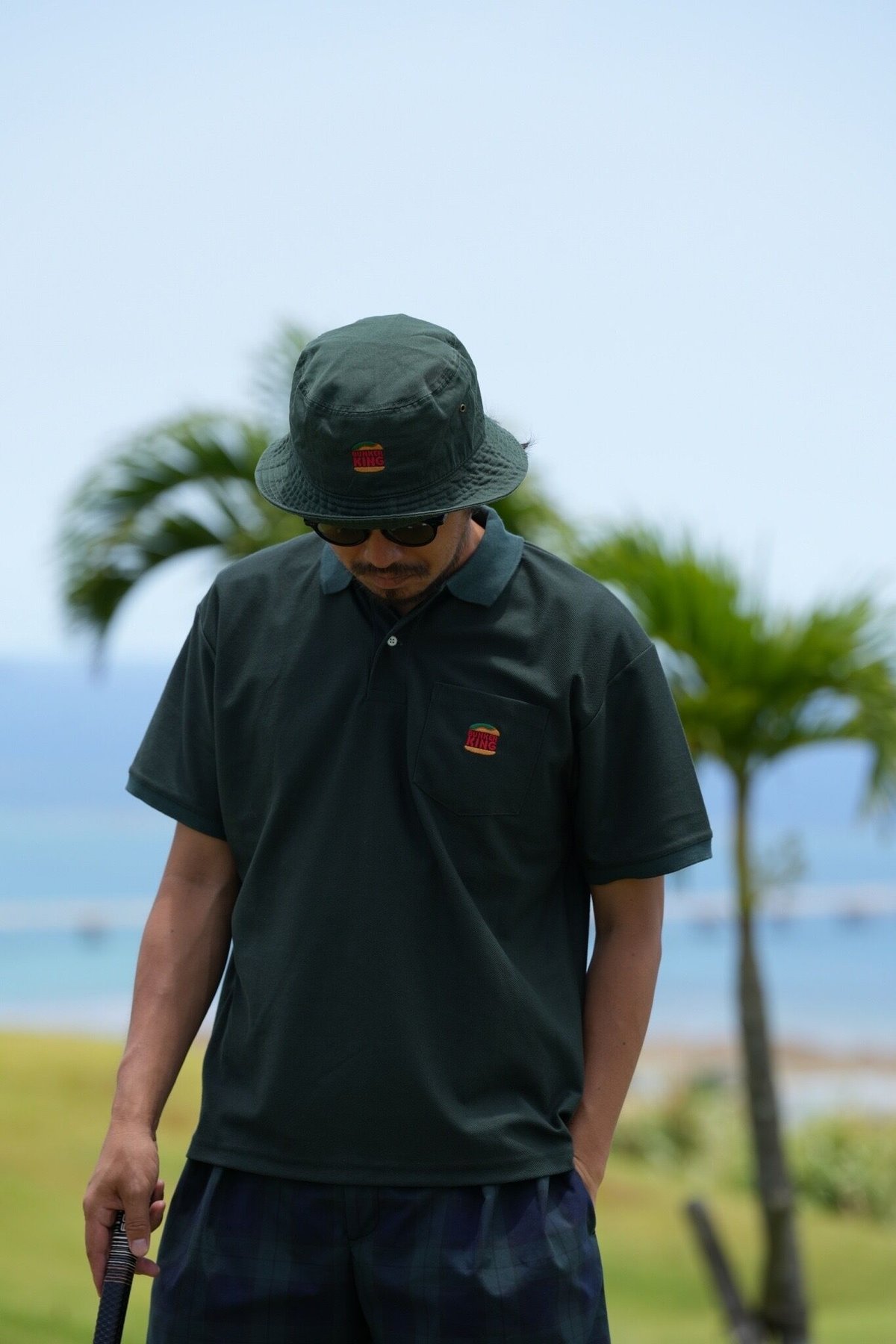BUNKER KING ポロシャツ ダークグリーン STCH ORIGINAL【bunkerking-polo green】 | 【公式】STCH