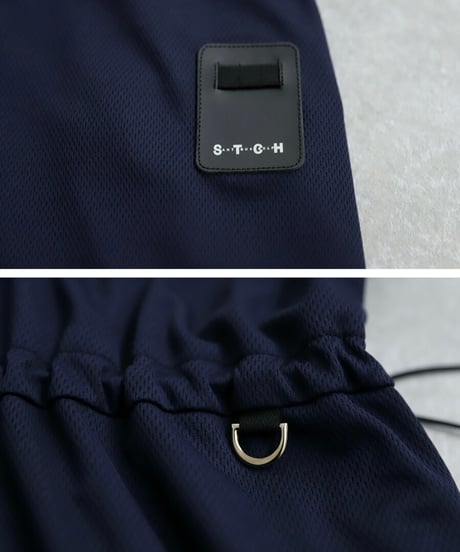【 ANTIQUAGOLF×STCH 】mesh drost onepiece-navy