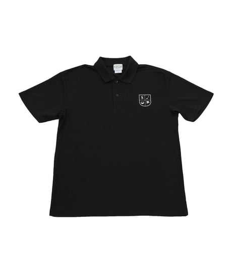 STCH ORIGINAL【STCH LOGO POLO-black】