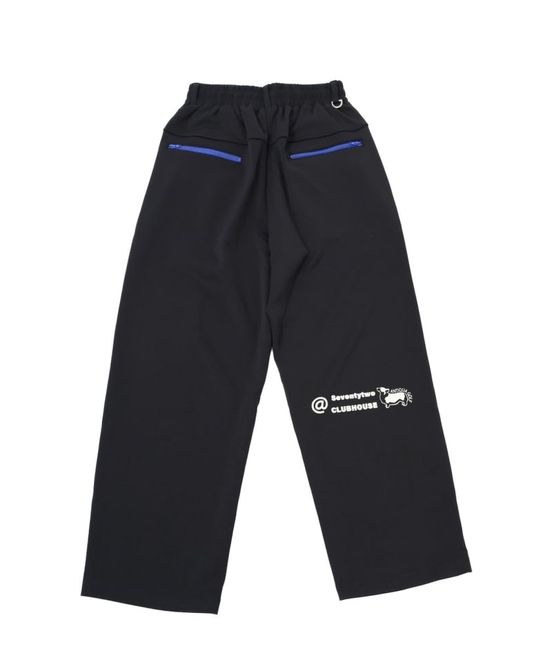 ANTIQUAGOLF×STCH】zip pocket pants-black | 【公式】