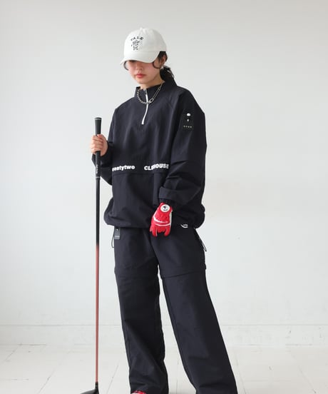 【 ANTIQUAGOLF×STCH 】regen switch 2waypants-black