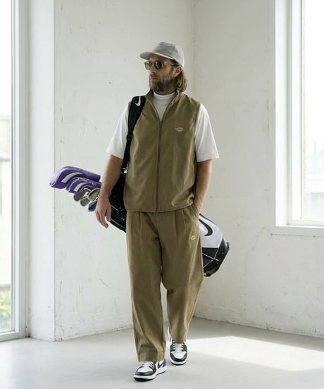 STCH ORIGINAL【Old circle logo vest -beige】