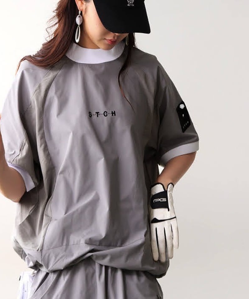 ANTIQUAGOLF×STCH】UNISEX（ユニセックス）ribbed coler to