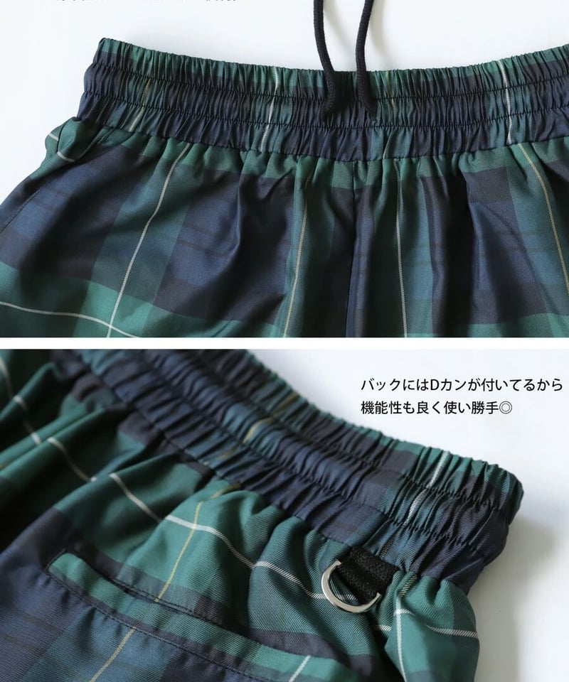 ANTIQUAGOLF×STCH】UNISEX(ユニセックス)check half pant ANTIQUAGOLF×STCH】UNISEX(ユニセックス)check half pant