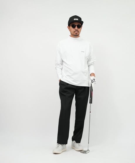 STCH ORIGINAL 【mockneck long sleeve golkees L/S-white】