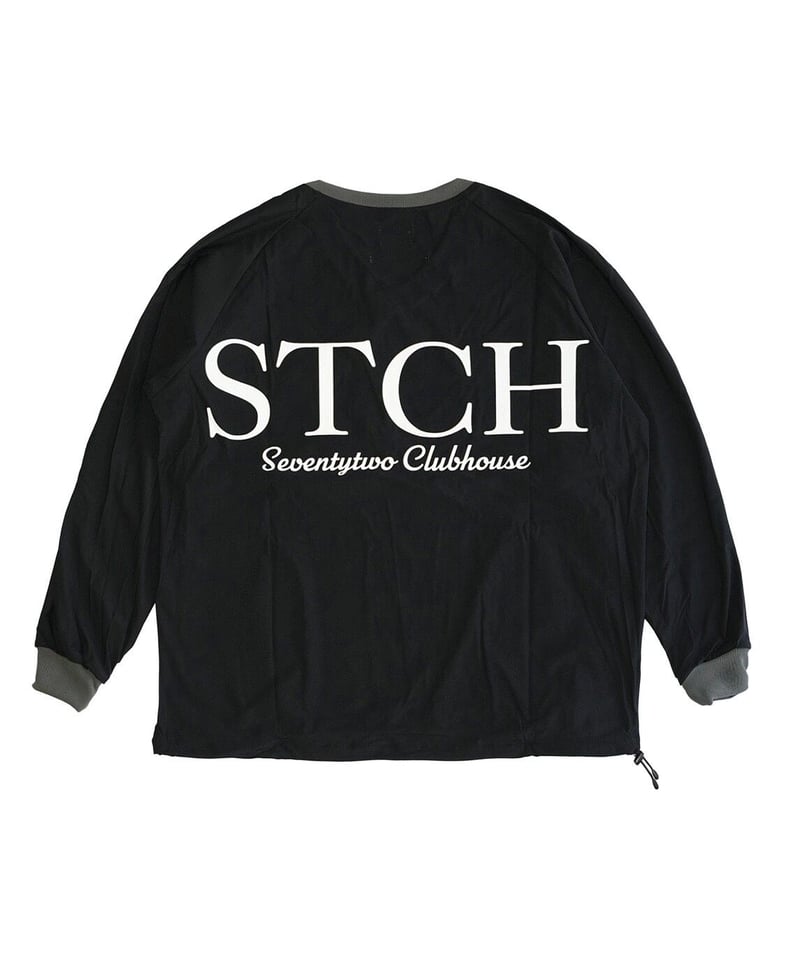 melple×STCH 【Tomcat V-neck pullover black（トムキャッ