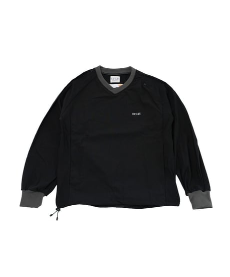 【LADIES】究極のストレッチ素材！melple×STCH 【Tomcat V-neck pullover（トムキャット Vネックプルオーバー）】