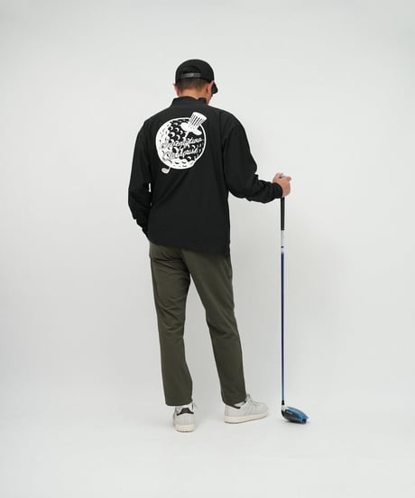 STCH ORIGINAL 【mockneck long sleeve golkees L/S-black】