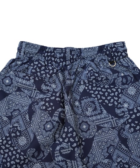 【 ANTIQUAGOLF×STCH 】paisley half pants-navy