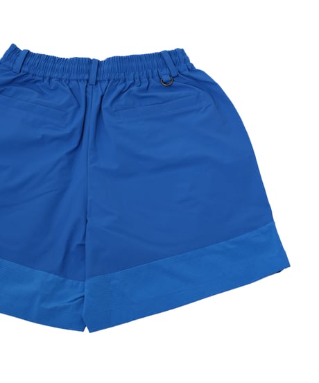 【ANTIQUAGOLF×STCH】UNISEX（ユニセックス）logo half pants-blue