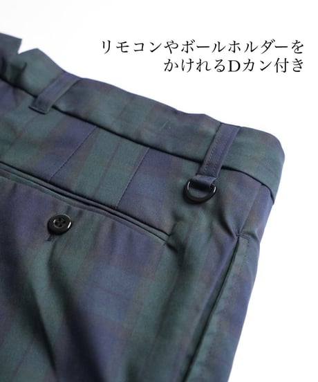 STCH ORIGINAL 【Twotuck shorts-black watch 】