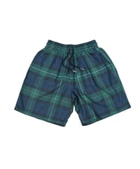 【ANTIQUAGOLF×STCH】UNISEX（ユニセックス）check half pants-green