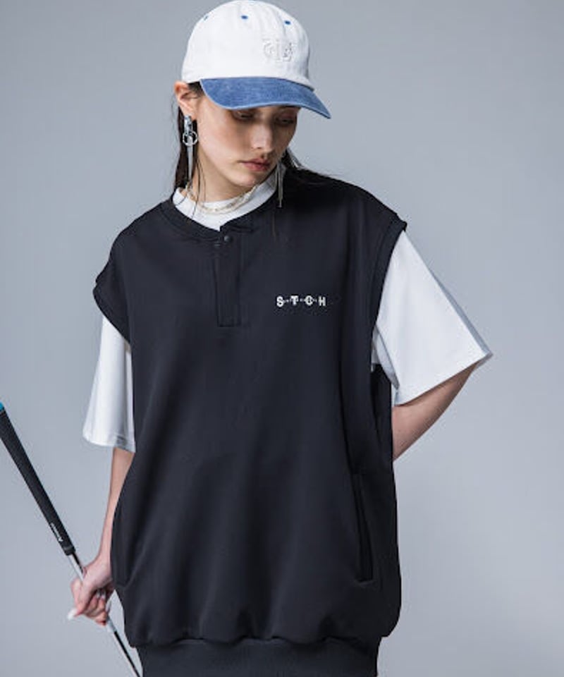 【ANTIQUAGOLF×STCH】（ユニセックス）　ベスト ANTIQUA GOLF×STCH ベスト メンズ 送料無料・再入荷 (500)メール
