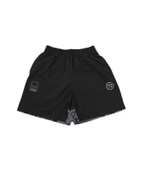 【ANTIQUAGOLF×STCH】UNISEX(ユニセックス)paisley switching halfpants-black