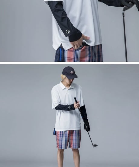 【ANTIQUAGOLF×STCH】UNISEX（ユニセックス）接触冷感×UVカット longsleeve under shirt-black