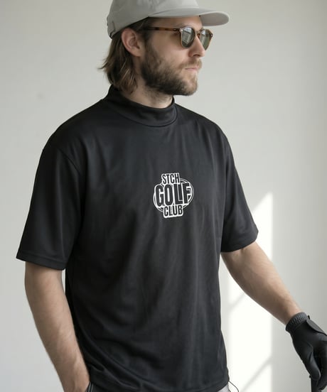 STCH ORIGINAL 【mock neck STCH GOLF CLUB-black】