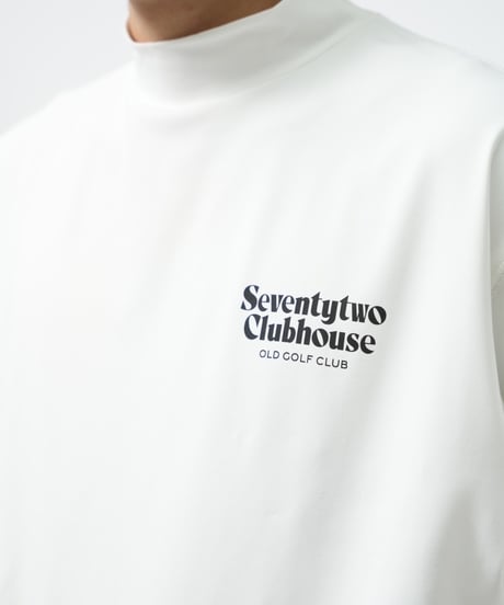 STCH ORIGINAL【OLD GOLF CLUB MOCK NECK-White】