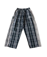 【ANTIQUAGOLF×STCH】 Check Logo Skirt-navy