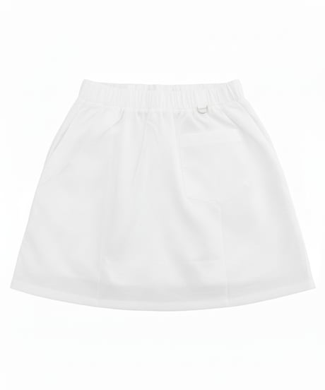 【ANTIQUAGOLF×STCH】LADIES（レディース）pocket design skirt-white