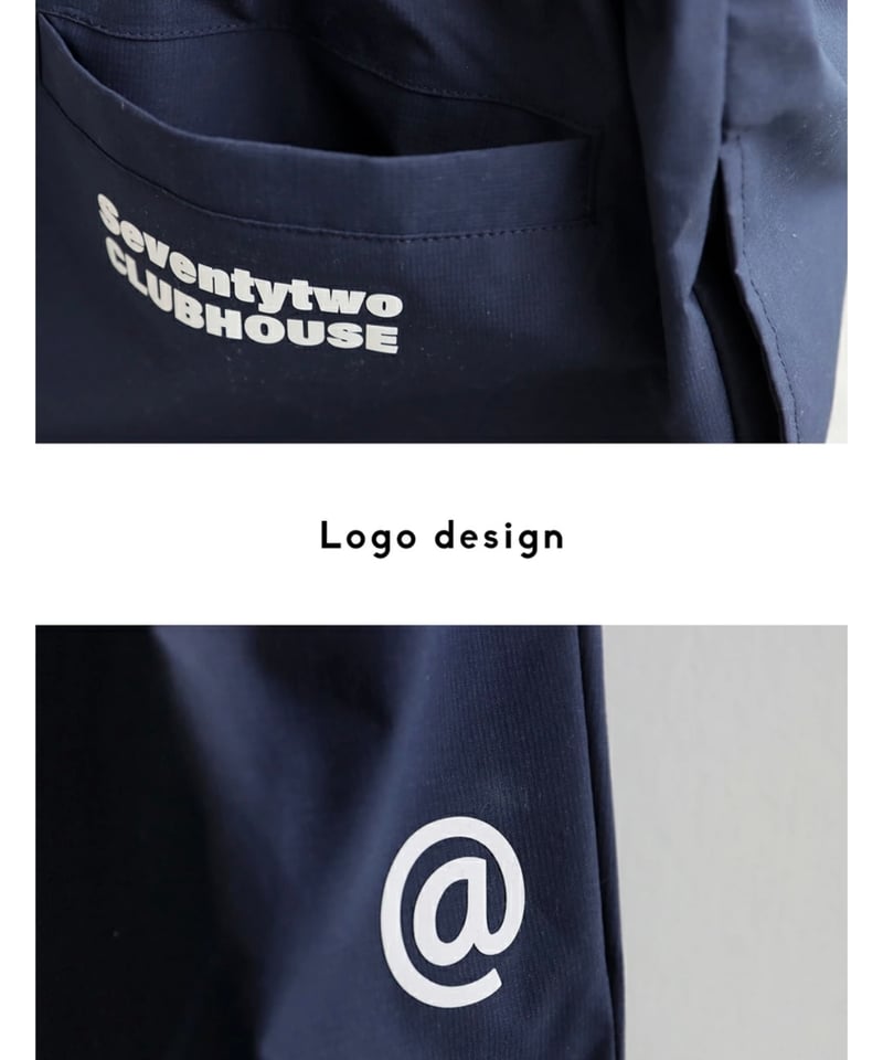 【ANTIQUAGOLF×STCH】check logo pants ANTIQUAGOLF×STCH】UNISEX（ユニセックス）check logo pant