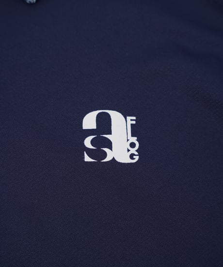 【 ANTIQUAGOLF×STCH 】paisley pattern polo-navy