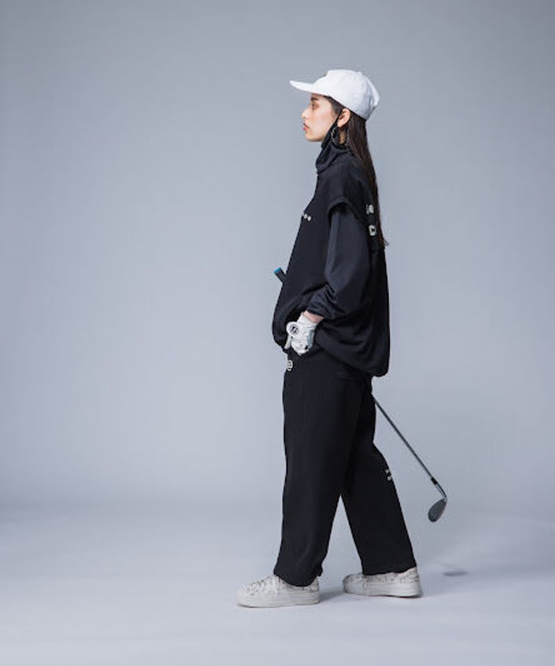 ANTIQUAGOLF×STCH】UNISEX（ユニセックス）ゴルフウェア ANTIQUAGOLF×STCH】UNISEX（ユニセックス）check logo pull