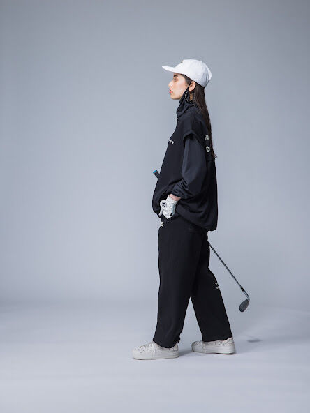 ANTIQUAGOLF×STCH】UNISEX（ユニセックス）V-neck back log