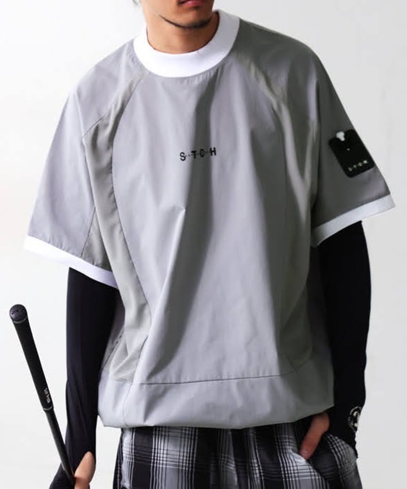 ANTIQUAGOLF×STCH】UNISEX（ユニセックス）ribbed coler to