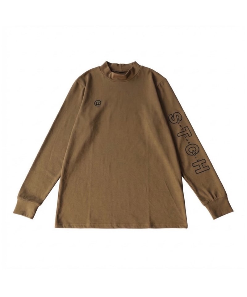ANTIQUA GOLF×STCH】UNISEX（ユニセックス） ロゴ モックネックT-ka