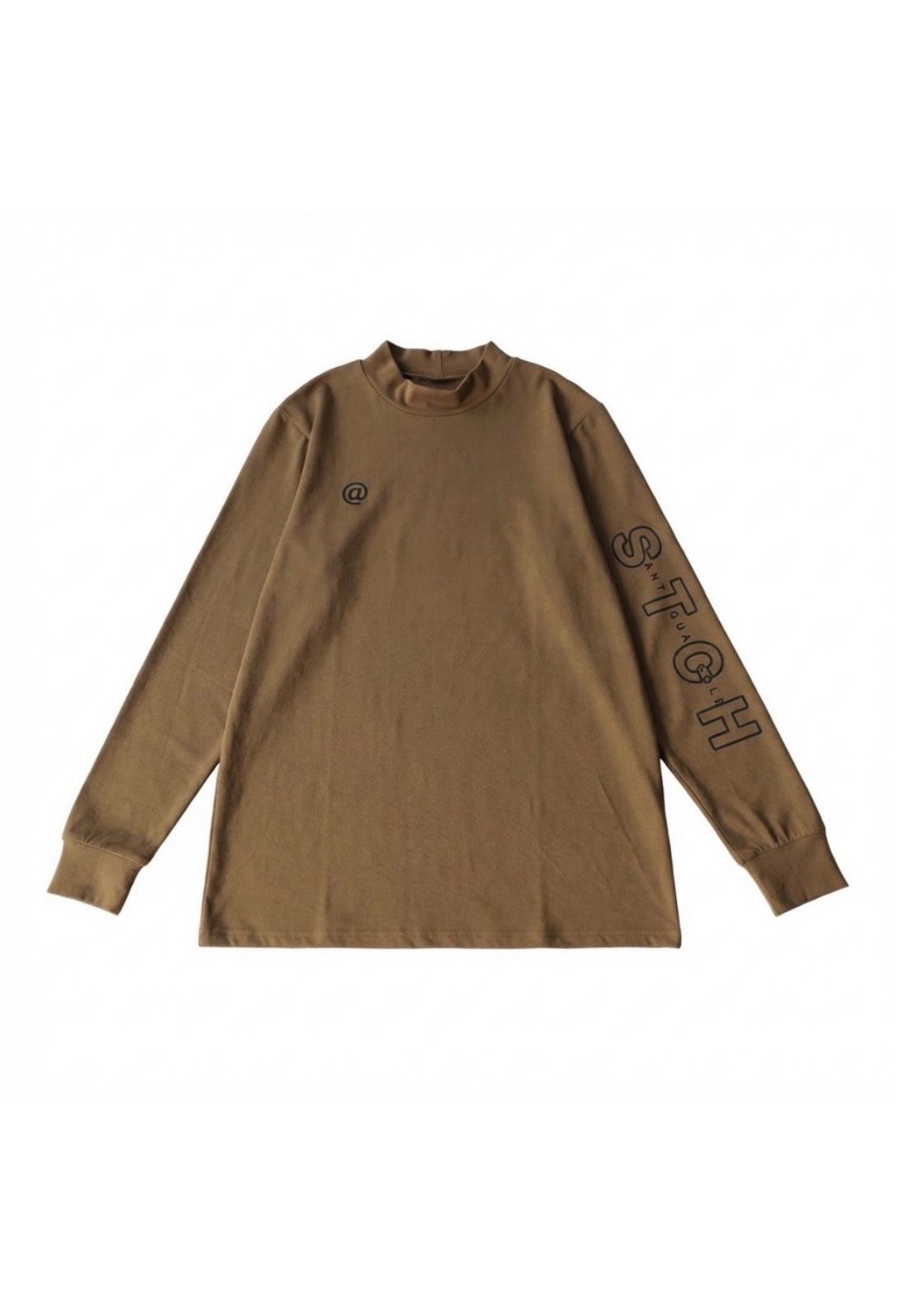 ANTIQUA GOLF×STCH】UNISEX（ユニセックス） ロゴ モックネックT-ka