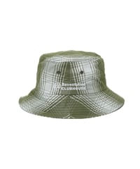 【ANTIQUAGOLF×STCH】UNISEX(ユニセックス) check bucket hat-khaki