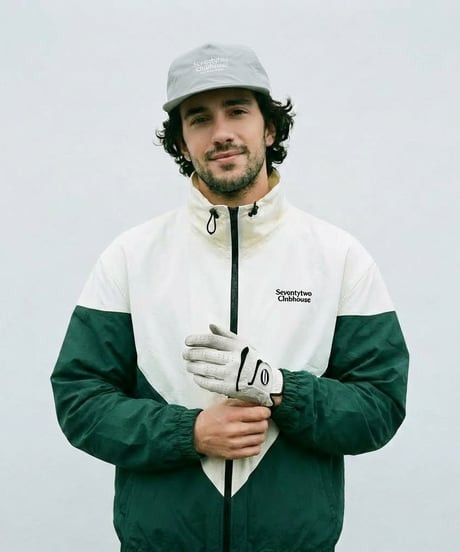 STCH ORIGINAL 【Swing Windbreaker green× beige】