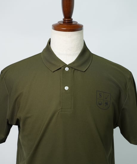 STCH ORIGINAL【STCH LOGO POLO-khaki】