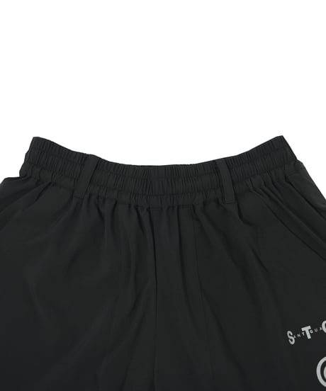 【ANTIQUAGOLF×STCH】UNISEX(ユニセックス)logo halfpants-black